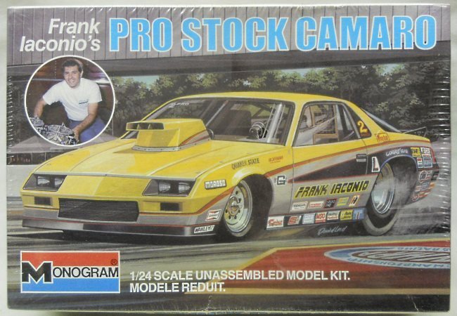 Monogram 1/24 Frank Iaconio Pro Stock Camaro - (Chevrolet Camaro), 2217 plastic model kit